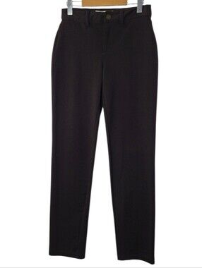 Croft & Barrow Chocolate Brown Midrise Ankle Crop Pants Women’s Size 4